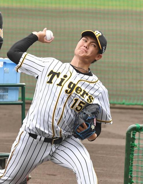 阪神・西純矢が初の打撃投手 安打性は４１球中２本/阪神タイガース/デイリースポーツ online