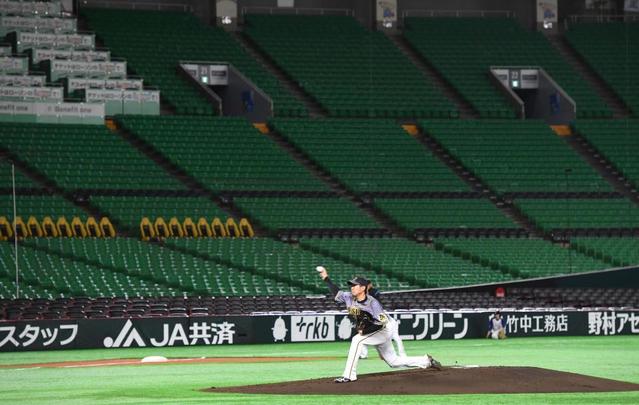 開幕投手の阪神・西勇、ＯＰ戦無観客試合で先発「観客を入れた方がいいとは言えない」