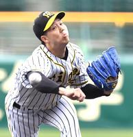 　５回１失点と好投した青柳