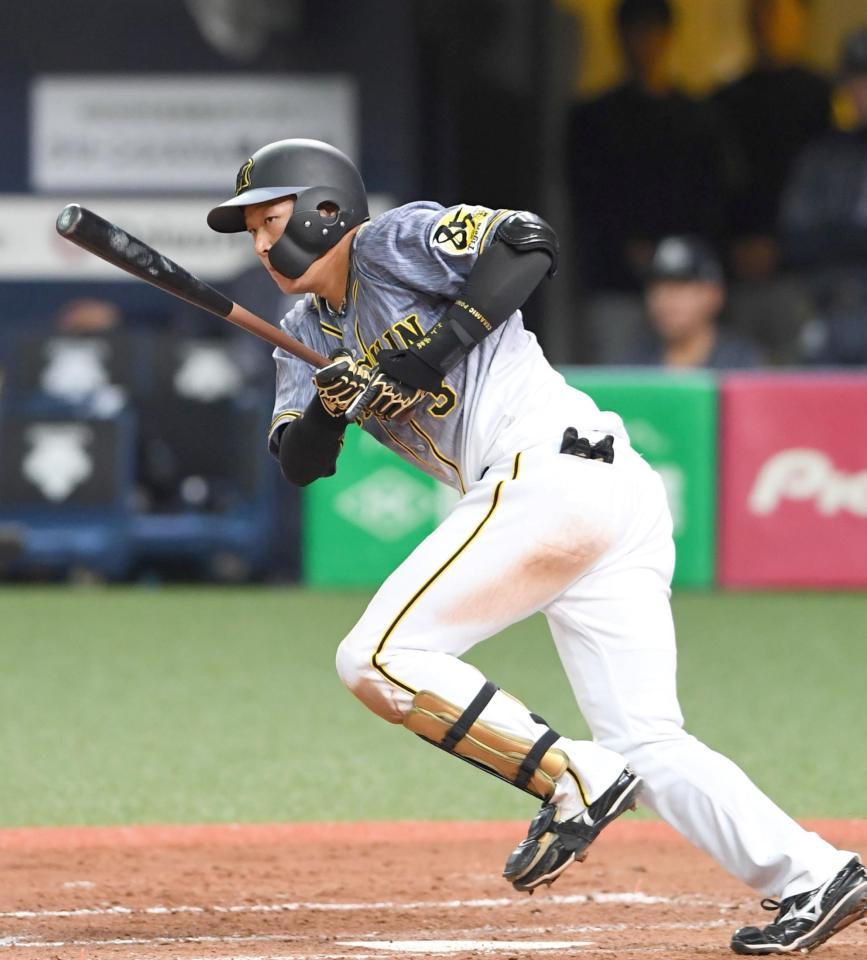 阪神 大山がタイムリーでアピール 連続試合安打 ６ に 阪神タイガース デイリースポーツ Online