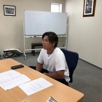 　ファンクラブＫＩＤＳ会員とのオンラインミーティングで質問に答える梅野（阪神タイガース提供）