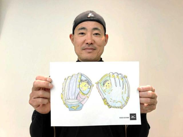 阪神“福留画伯”が腕前を披露「ミズノのぬりえ」に挑戦