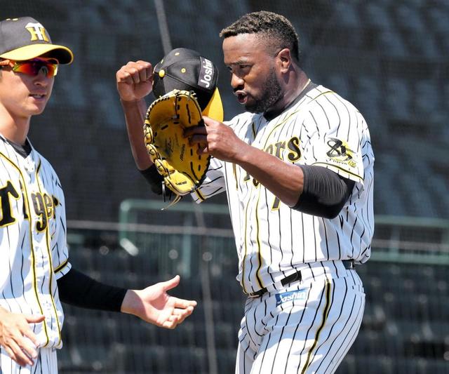 阪神・ガルシア、開幕ローテ急浮上　４回０封に矢野監督合格点「先発で考えていく」