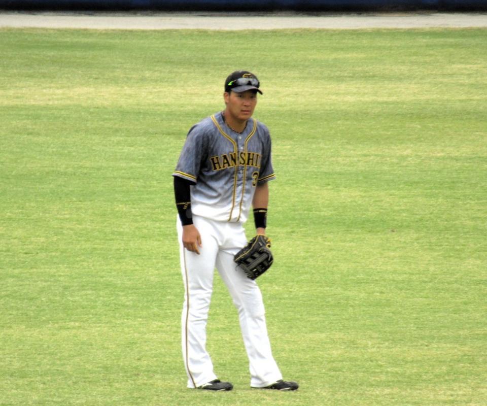 好返球をした大山