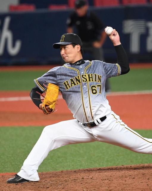 阪神・岩崎、クリーンアップを三者凡退「ボールはまだ強くなっていく」