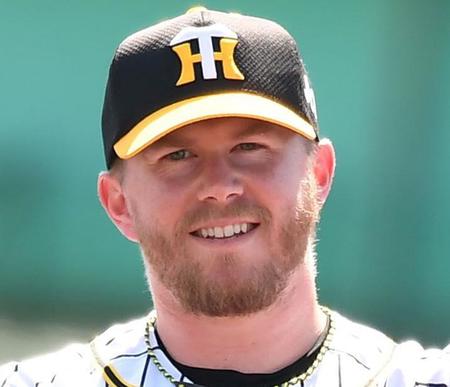 阪神時代のピアース・ジョンソン