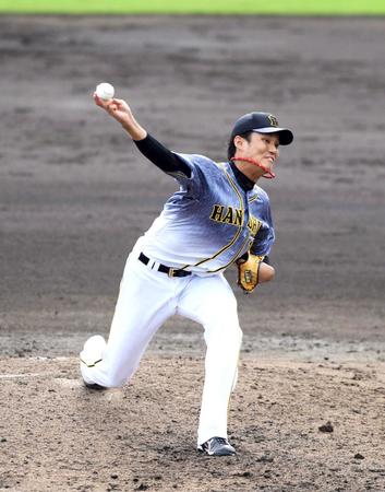 　先発した藤浪は７回を無失点と好投を見せた