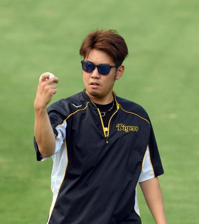 　中日戦に先発する阪神・西勇輝＝甲子園