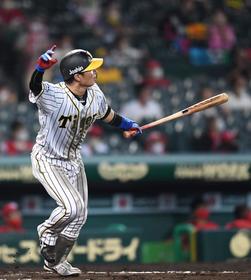 阪神 北條の一発で今季初の１試合４本塁打 チーム３年ぶり/阪神