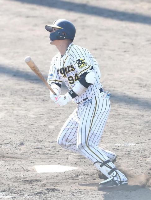 阪神・原口 2軍戦でマルチ安打の同点適時打 捕手では谷川原の二盗阻止