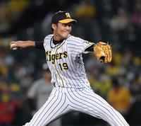 先発し、力投する阪神・藤浪＝甲子園（撮影・田中太一）