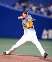 ７回、藤浪は１６１キロをマークする（撮影・山口登）