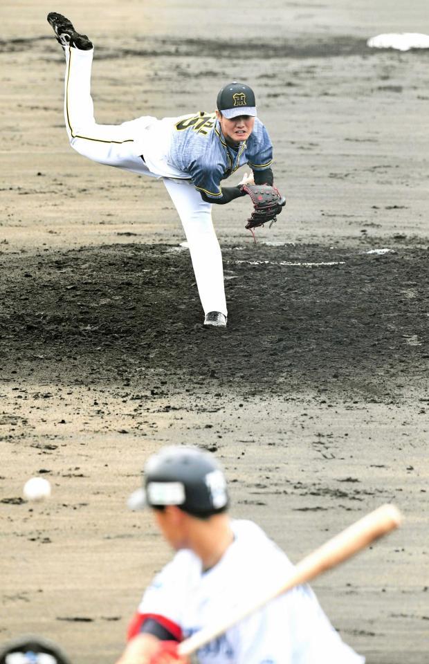 　西武打線相手に５回２／３を２失点７奪三振の好投を見せた西純