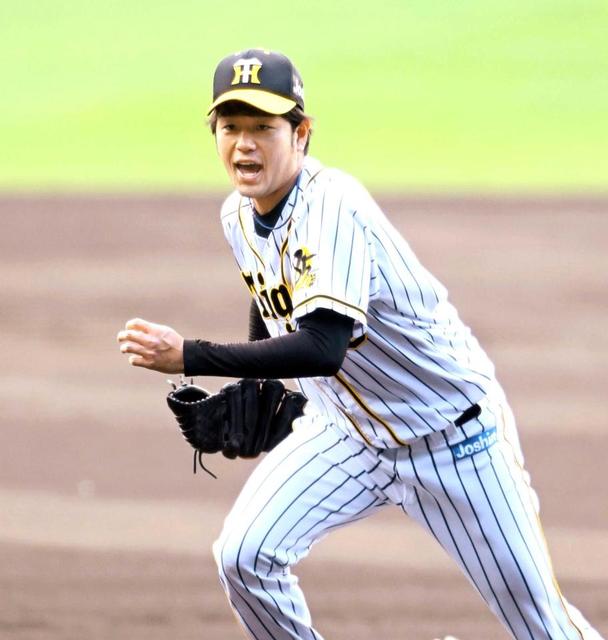 阪神・高橋、日本一タカ投に衝撃…直球の重要性再認識「強い、速い球を投げたい」
