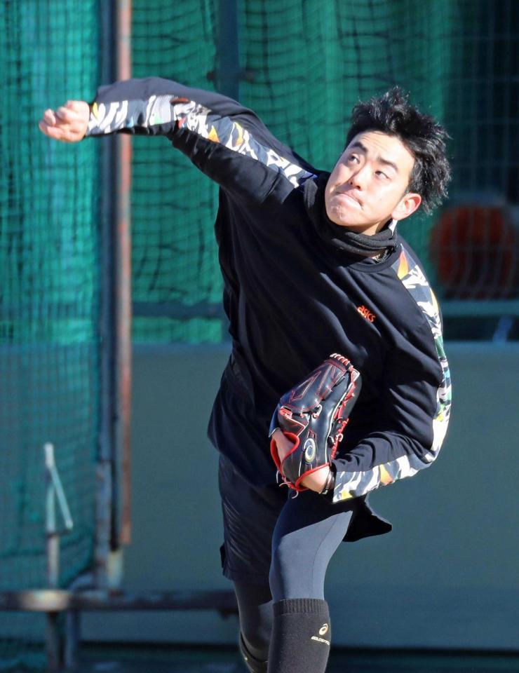 　登板試合倍増を誓った小川