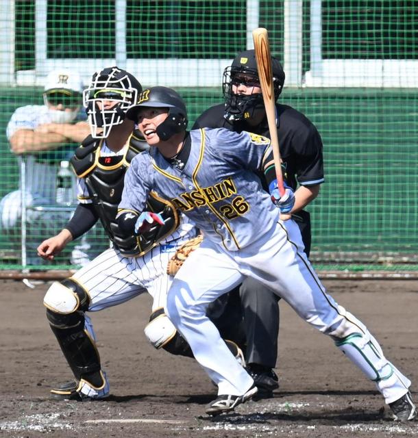 阪神 北條が紅白戦で意地の安打 一塁で先発 阪神タイガース デイリースポーツ Online