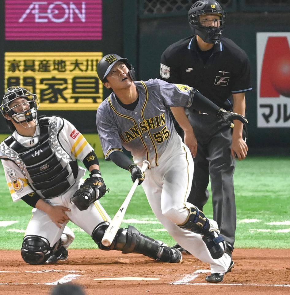 阪神・陽川が豪快2ラン「食らいついて打ちにいきました」/阪神