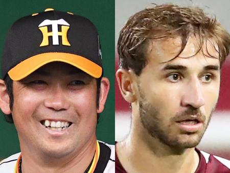 岩田稔（左）とサンペール