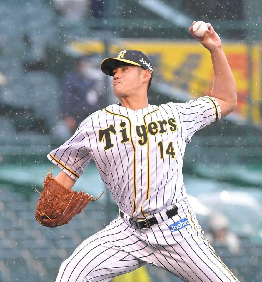 　力投するチェン