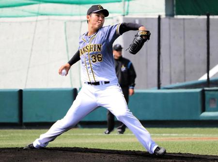 　ウエスタンの開幕投手を務め、５回無失点と好投した浜地