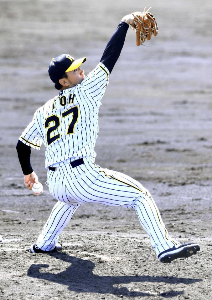 阪神・ドラ2伊藤将 5回わずか1安打 31日・広島戦へ完璧な