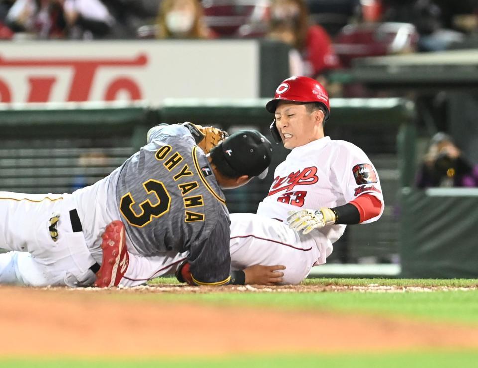 阪神 矢野監督 途中交代の大山について 今のところ大丈夫 阪神タイガース デイリースポーツ Online