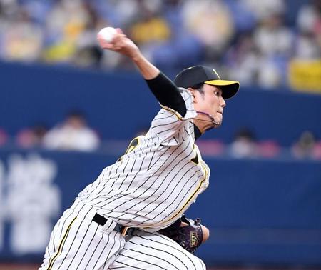 先発し力投する阪神・藤浪＝京セラドーム大阪（撮影・山口登）