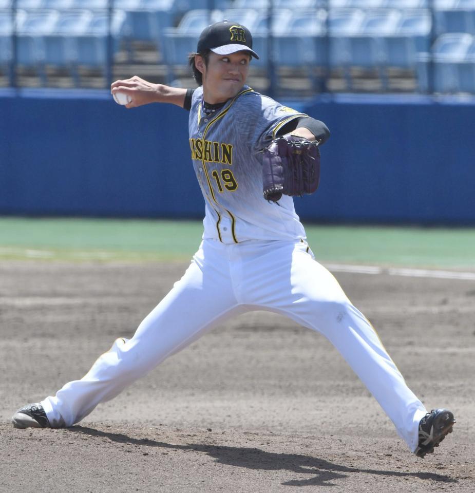 　先発し５イニング１失点の阪神・藤浪＝ナゴヤ球場