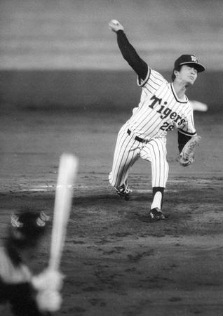 　１９８１年４月11日　巨人戦初先発の中田良弘は１失点で完投負けしたが自信をつかんだ