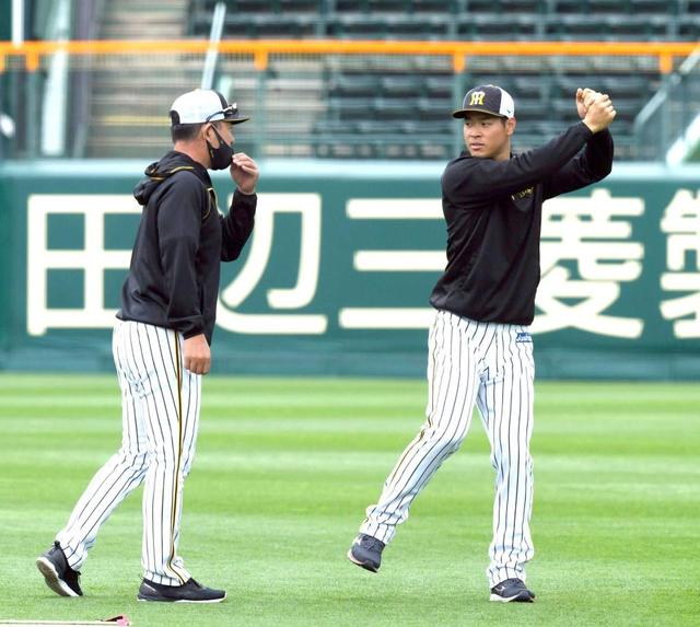 阪神ドラ１佐藤輝　有観客の聖地でも４番！井上ヘッド明言「大山が復帰するまで」