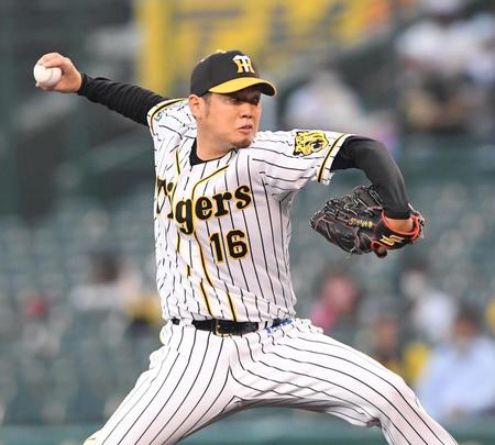 　先発し、力投する西勇