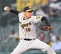 　先発し、力投する西勇