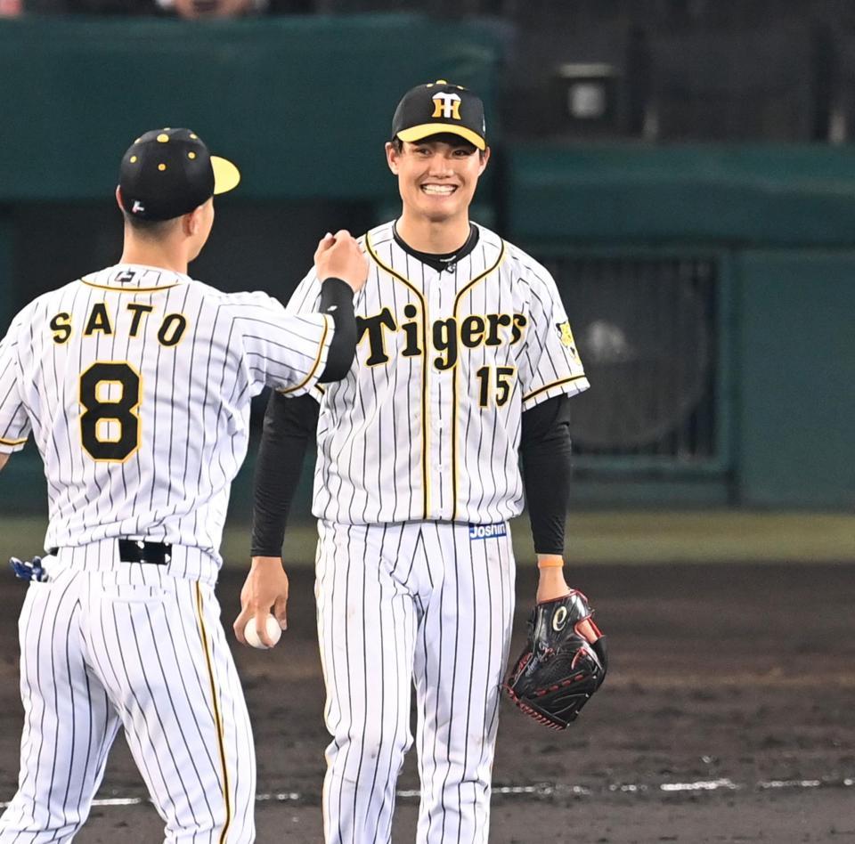 プロ初勝利の阪神・西純に祝福ラインが３００～４００件 記念球も期間限定で展示/阪神タイガース/デイリースポーツ online