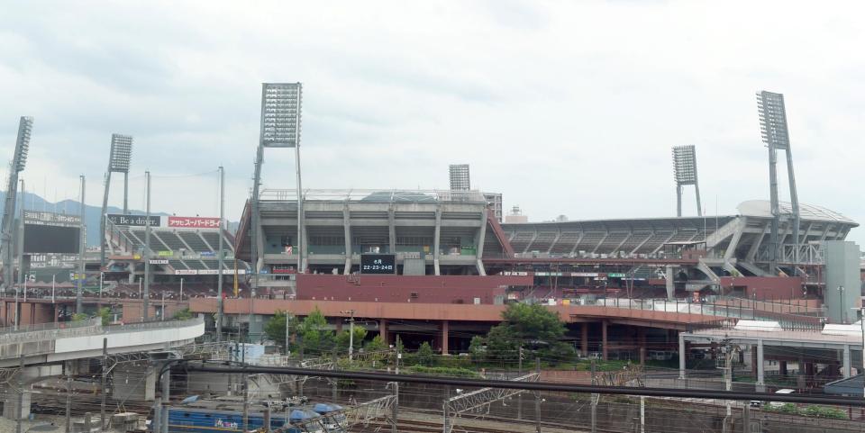 　広島３連戦が中止となり、報道陣シャットアウトで行われた阪神の全体練習（撮影・田中太一）