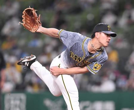 力投する伊藤将（撮影・金田祐二）