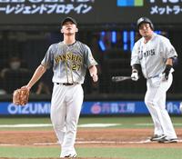 ２回、山川に先制ソロを許した伊藤将（撮影・高石航平）