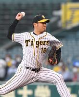 力投する阪神・西勇＝甲子園（撮影・北村雅宏）