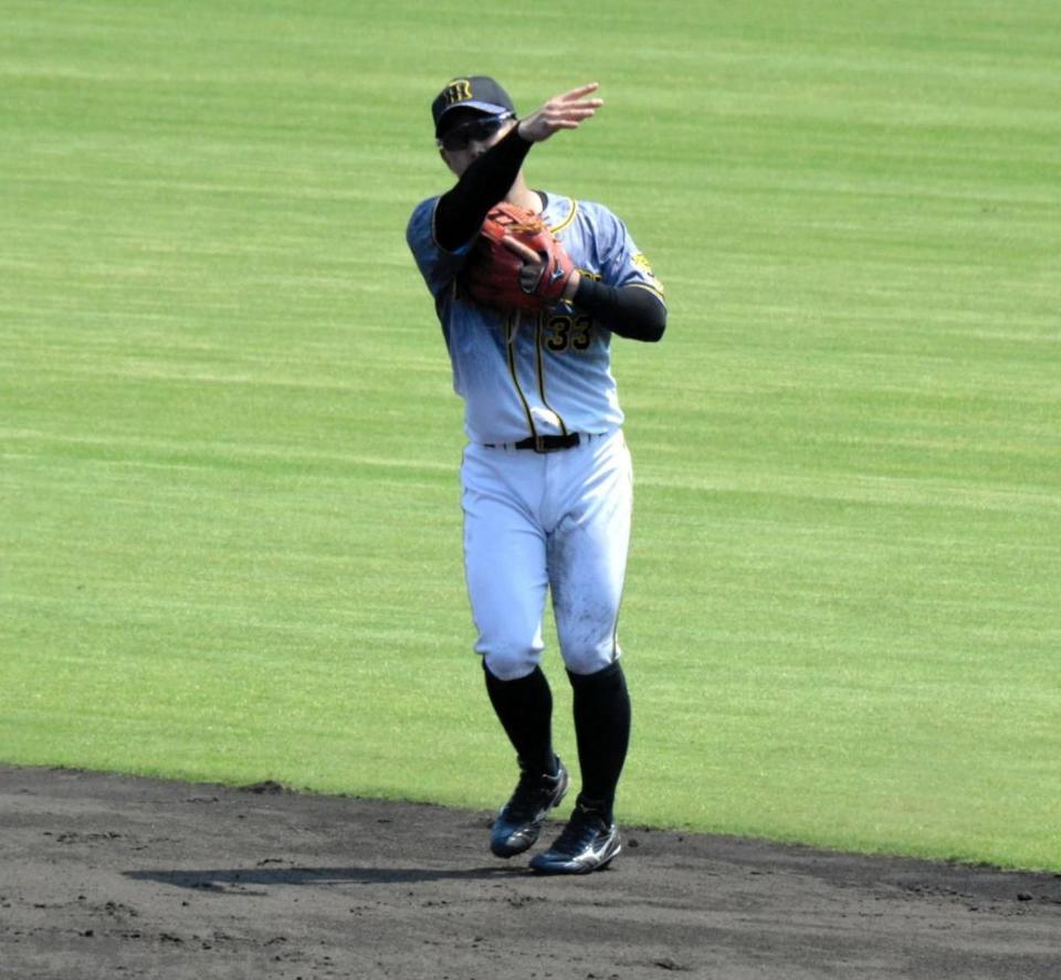 実戦復帰後、初めてフル出場した糸原