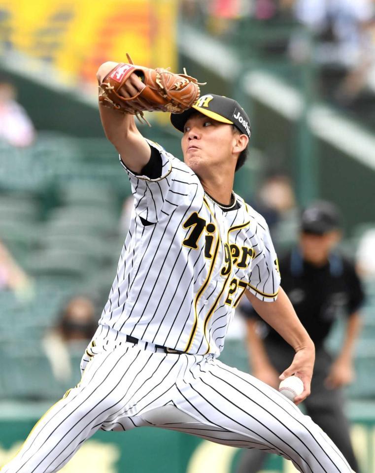 　６回途中まで無失点の伊藤将（撮影・北村雅宏）