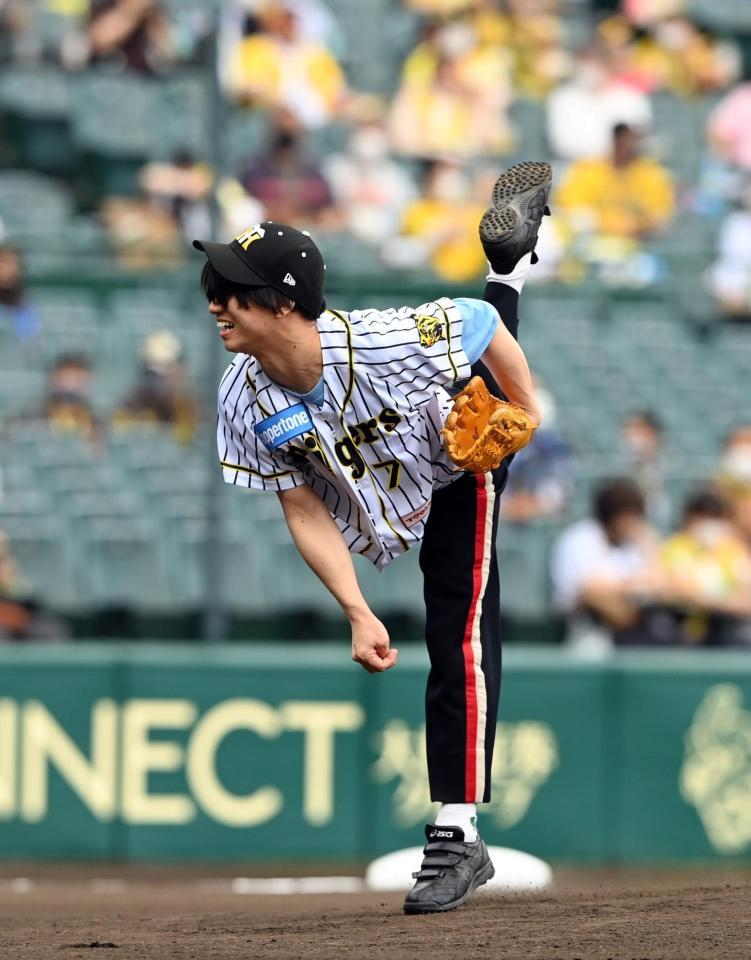 マカロニえんぴつのはっとり めちゃくちゃ緊張 甲子園でファーストピッチ 阪神タイガース デイリースポーツ Online