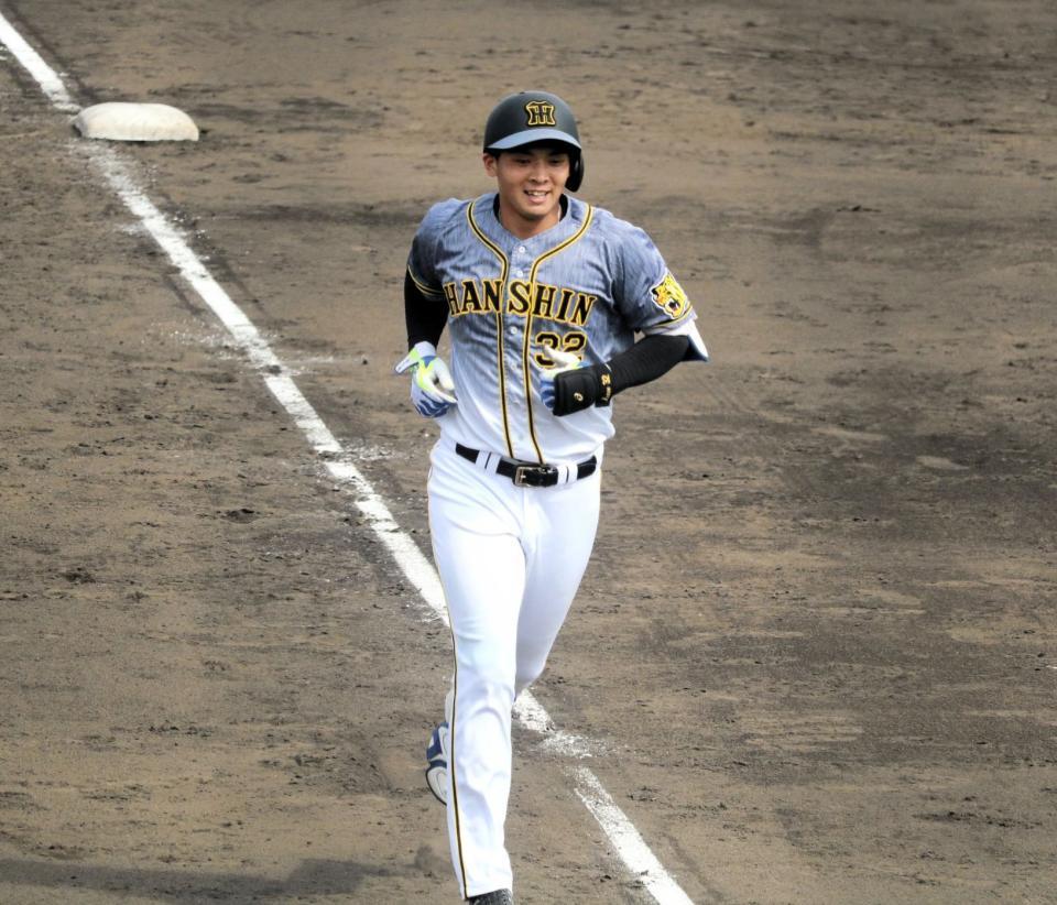 　約１カ月ぶりとなる今季５号の同点ソロを放った井上