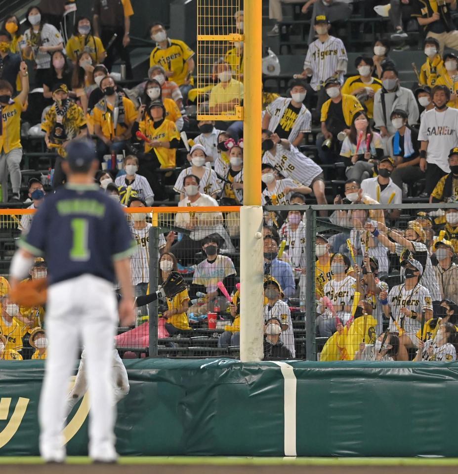 阪神 マルテ 判定覆ってラパンパラ 右翼ポール直撃の同点１３号ソロ 阪神タイガース デイリースポーツ Online