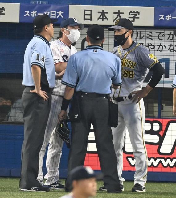ヤクルト－阪神戦での伝達疑惑による中断を審判団が説明「クリーンに試合をやろうと」
