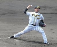 　先発して３回１失点の秋山（代表撮影）