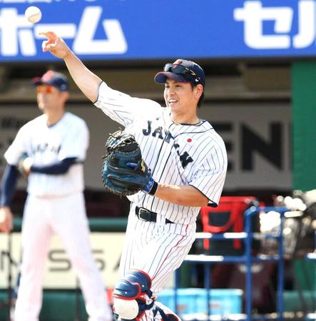 　金メダルを獲った侍魂を胸に、チームを引っ張る覚悟を示した梅野