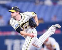 　先発し力投するガンケル（撮影・山口登）