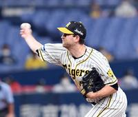 　先発し力投するガンケル