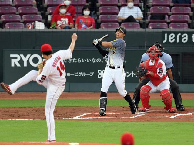 阪神は広島に敗戦　佐藤輝は自己ワーストを更新の２０打席連続無安打と精彩欠く