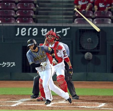 　７回、大山は代打で登場したが二塁ゴロに倒れる