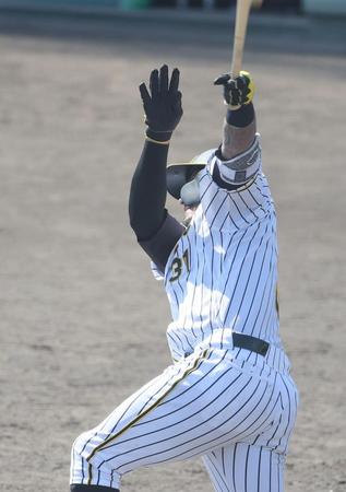 　５回、適時打を放つマルテ